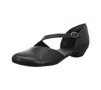 Think! Damen Grace chromfrei gegerbte nachhaltige Halbschuhe, Schwarz 0000