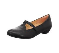 Think! Damen Grace chromfrei gegerbte nachhaltige Halbschuhe, Schwarz 0000