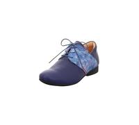 Think! Damen GUAD2 chromfrei gegerbte nachhaltige Halbschuhe, Indigo/Kombi 8000