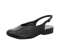 Think! Damen GUAD2 chromfrei gegerbte nachhaltige Halbschuhe, SCHWARZ 0000
