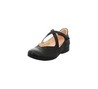 Think! Damen GUAD2 chromfrei gegerbte nachhaltige Halbschuhe, SCHWARZ 0000