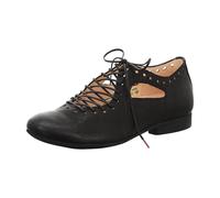 Think! Damen GUAD2 chromfrei gegerbte nachhaltige Halbschuhe, SCHWARZ 0000