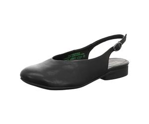 Think! Damen GUAD2 chromfrei gegerbte nachhaltige Halbschuhe, SCHWARZ 0000