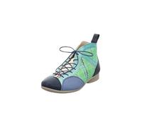 Think! Damen GUAD2 chromfrei gegerbte nachhaltige Stiefelette, GREEN/KOMBI 9110
