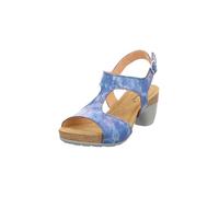 Think! Damen TRAUDI chromfrei gegerbte nachhaltige Sandale, DENIM 8000