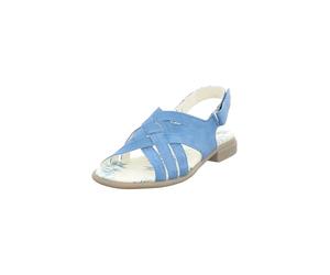 Think! Femme Kamaa Lederfutter Sandale, Azuro 8010, 42 EU