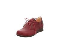 THINK! Femme Menscha chromfrei gegerbte, nachhaltige Chaussures à Lacets, 5030 Rosso/Kombi, 40.5 EU