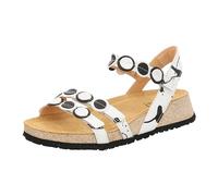 Think! Femme Sangles durables Koak Sandale, Noir Combi 9010, 41 EU