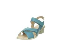 Think! Femme Vivi Lederfutter Sandale, Sky 8010, 42 EU