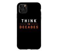 Think in Decennies Philosophie des Actifs numériques Bitcoin Coque pour iPhone 11 Pro Max