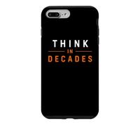 Think in Decennies Philosophie des Actifs numériques Bitcoin Coque pour iPhone 7 Plus/8 Plus
