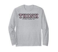 Think It's Not Illégal Yet Collegiate Style Manche Longue