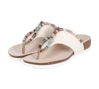 Think JULIA Femmes Mules - Pantoufles pour orteils blanc Loisirs NEU