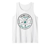 Think Like A Proton Stay Positive Science Nerd Chimie Jeu de Mots Débardeur