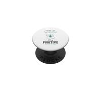 Think Like A Proton Stay Positive Science Nerd Chimie Jeu de Mots PopSockets PopGrip Adhésif
