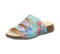 Think! Mizzi Chaussons Durables Tannés sans Chrome,Mules Femme,9020 Pacific Combi,35 EU