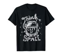 Think Out of Space Casque d'astronaute inspirant l'espace T-Shirt