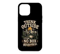 Think Outisde, No Box Required - Camping Outdoors Nature Coque pour iPhone 12 Pro Max