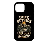 Think Outisde, No Box Required - Camping Outdoors Nature Coque pour iPhone 16 Pro Max