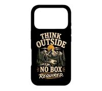 Think Outisde, No Box Required - Camping Outdoors Nature Coque pour iPhone 17 Pro