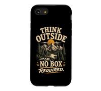 Think Outisde, No Box Required - Camping Outdoors Nature Coque pour iPhone SE (2020) / 7/8