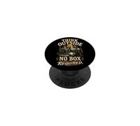 Think Outisde, No Box Required - Camping Outdoors Nature PopSockets PopGrip Adhésif