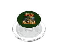 Think Outside It Confuse The Algorithm, Randonnée Nature PopSockets PopGrip pour MagSafe