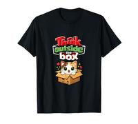 Think Outside The Box Art Kawaii Chibi Cat Box T-Shirt