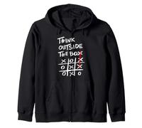 Think Outside The Box Citations inspirantes Amusantes Sweat à Capuche