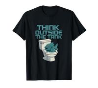 Think Outside the Tank Plombier Humour Graphic T-Shirt