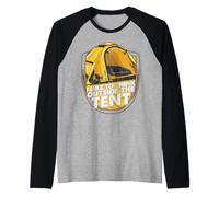 Think Outside The Tent Camping Outdoor Campers Cadeaux Manche Raglan
