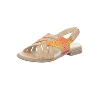 THINK! Sandales beige / citron / orange / rose clair, Taille 39