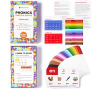 Think Tank Scholar Phonics Flash Cards + Pr fixes & Suffixes (1000+ Mots) 122 Phonics 6 M thodes d'enseignement et 6 Jeux d'apprentissage amusant