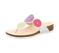 Think! Tongs Julia durables pour femme, Bianco Kombi 1000, 37 EU