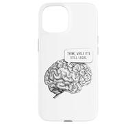 Think, While It's Still Legal: Free Speech & Thinking Brain Coque pour iPhone 15