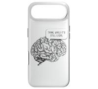 Think, While It's Still Legal: Free Speech & Thinking Brain Coque pour iPhone Air