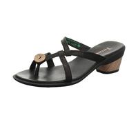 Think! Zaza chromfrei gegerbte nachhaltige,Tongs Femme,0010-Couleur : Noir,41 EU