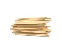 ThinkBamboo Lot de 100 brochettes alimentaires en bambou 5 mm d'épaisseur 16,5 cm x 5 mm