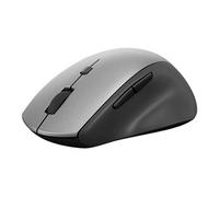 ThinkBook Wireless Media - Souris - ergonomique - pour droitiers - optique - 6 boutons - sans fil - 2.4 GHz - récepteur sans fil USB - noir