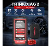 Thinkcar ThinkDiag 2 Ediag Plus - Outil de diagnostic OBD2 pour tous véhicules avec protocole CanFD, tous services de réinitialisation, 1 an gratuit, test actif et codage ECU Ediag Plus