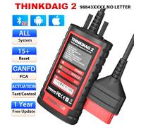 Thinkcar ThinkDiag 2 Ediag plus Tous les Logiciels Can FD 15 Reset OBD2 Scanner Outil de Diagnostic Bidirectionnel Codage ECU 1 An Gratuit THINKDIAG 2
