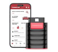 THINKCAR ThinkDiag NOUVELLE Version - Lecteur de code OBD2 Bluetooth professionnel couvrant tous les systèmes du véhicule, incluant 15 fonctions de réinitialisation essentielles, supportant le codage