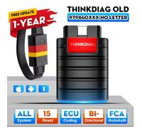 THINKCAR Thinkdiag Version Hot Système Complet Toutes Voitures 16 Services de Réinitialisation Outil de Diagnostic OBD2 Codage ECU Test Actif 1 An Gratuit Thinkdiag New