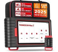 Thinkcar THINKSCAN Max 2 Valise Diagnostic Auto,OBDII Diagnostic Voiture Complet des Systèmes et 28 Reset, Mises à Jour gratuites
