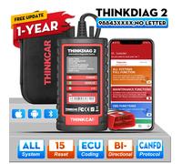 Thinkdiag 2 Ediag plus outil de diagnostic OBD2 avec protocole CAN FD, codage ECU Bluetooth, test actif, scanner OBD2 pour tous les systèmes Thinkdiag 2