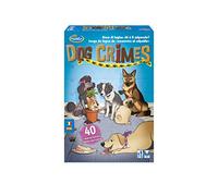 ThinkFun 76414 Dog Crimes, Jeu de Logique, 1+ Joueurs, Version Italienne, Jeu en boîte STEM, 40 Crimes à résoudre, Âge recommandé 8+