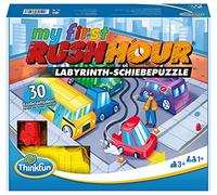 ThinkFun 76443 - My First Rush Hour - Le célèbre Jeu de Rangement pour Enfants à partir de 3 Ans, Jeu logique pour 1 Joueur, avec des tâches pour débutants et Experts