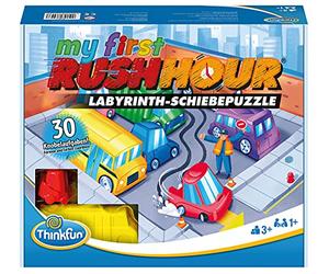 ThinkFun 76443 - My First Rush Hour - Le célèbre Jeu de Rangement pour Enfants à partir de 3 Ans, Jeu logique pour 1 Joueur, avec des tâches pour débutants et Experts