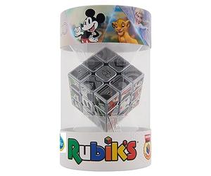 ThinkFun 76545 Cube Disney Rubik's 100 avec motif cube exclusif en platine pour anniversaire Disney, un objet de collection et un jeu de réflexion pour adultes et enfants à partir de 8 ans
