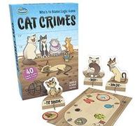 ThinkFun – Jeu de réflexion Cat Crimes – Casse-tête pour garçons et filles dès 8 ans, multicolore